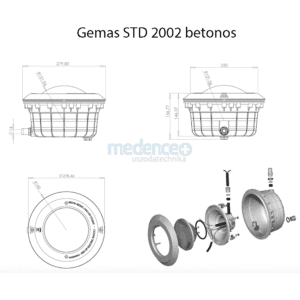 Gemas - Reflektor STD2002 betonos LED WH 40W - Image 2