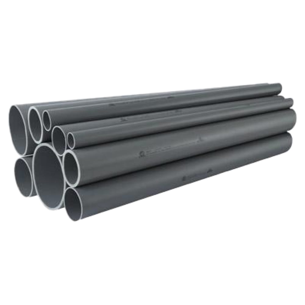 Hidroten – PVC-U nyomócső PN10 D40-től D90-ig (3m/szál) – MedencePlusz