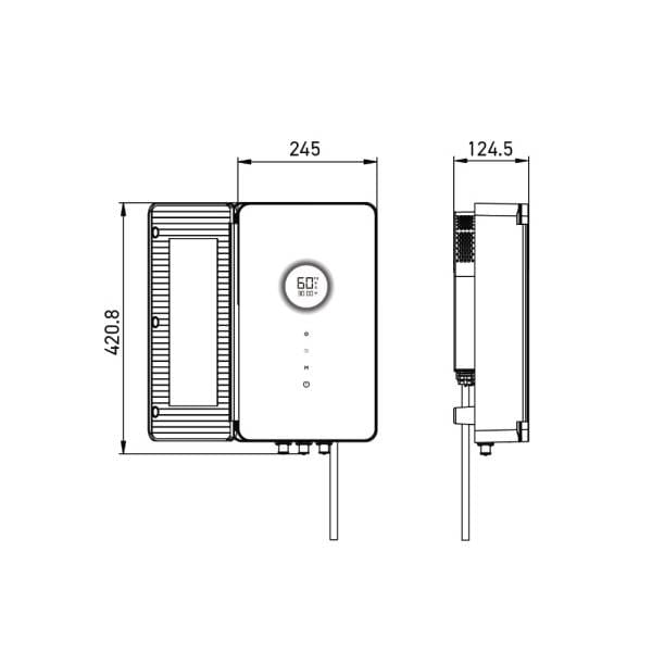 Swim jet vezérlő méret