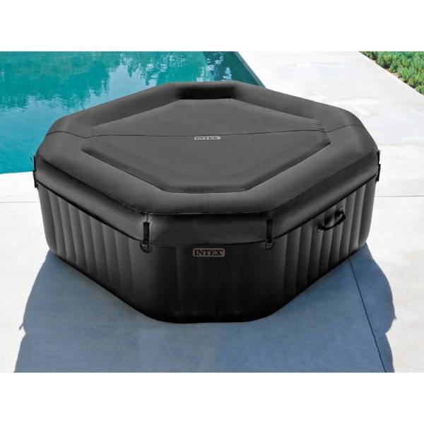 INTEX PureSpa Jet & Bubble Deluxe Octagon 4 személyes felfújható jakuzzi, 201 x 71 cm 28458